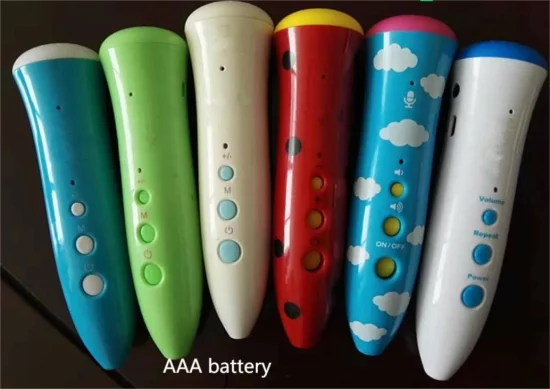Simply Design Children Educational Books Talking Pen with AAA Battery