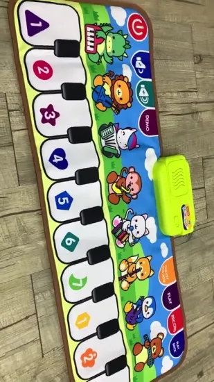 Baby Musical Piano Dancing Play Mats Indoor Keyboard Educational Toy Multifunction Musical Mat for Toddlers