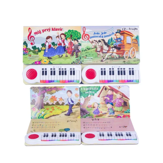 Customized Children Push Button Fantastic Music Sound Books Piano Books