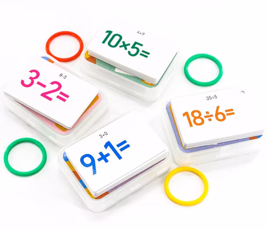 Custom OEM Children Playing Card Printing Paper Board Game Kids Educational Learning Card Packing Pokers Playing Game Cards Flash Card